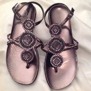 Kenneth Cole Jeweled Sandals 6M Xlnt …